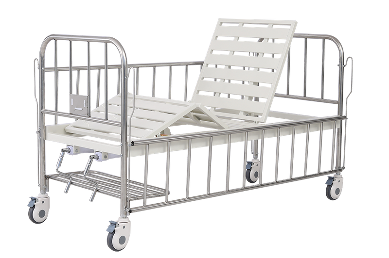 CHILDREN'S MEDICAL BED STAINLESS STEEL HEADBOARD (TWO CRANK)