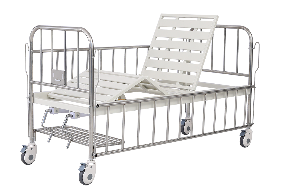 CHILDREN'S MEDICAL BED STAINLESS STEEL HEADBOARD (TWO CRANK)