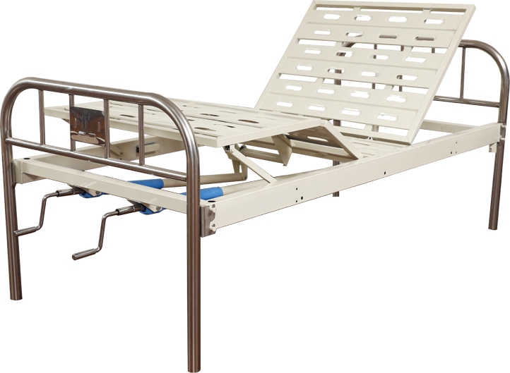 Zanecore Stainless steel large head board two crank manual bed ZQ-SY-02
