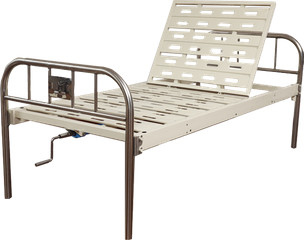 Zanecore Stainless steel large head board one crank manual bed ZQ-DY-02