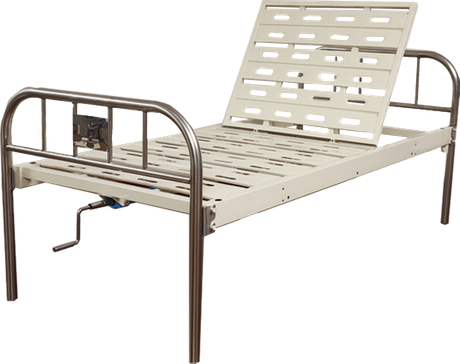 Zanecore Stainless steel large head board one crank manual bed ZQ-DY-02