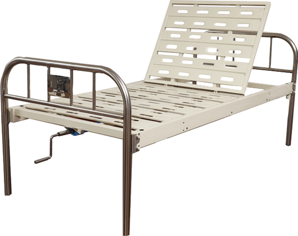 Zanecore Stainless steel large head board one crank manual bed ZQ-DY-02