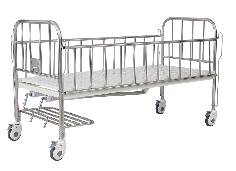 CHILDREN'S MEDICAL BED STAINLESS STEEL HEADBOARD (TWO CRANK)