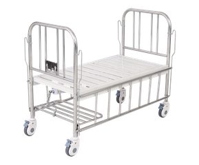 STAINLESS STEEL HEADBOARD (ONE CRANK) CHILDREN'S MEDICAL BED
